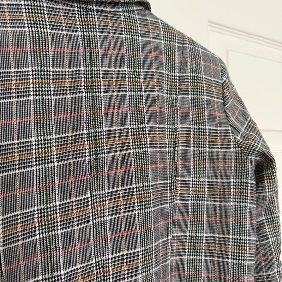 Anthropologie Maeve Lilith Oversized Double Breasted Plaid Blazer 0P - Picture 14 of 14